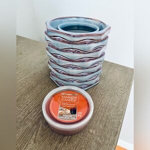 Like New! Yankee Candle Langham Scenterpiece Wax Warmer with Timer!